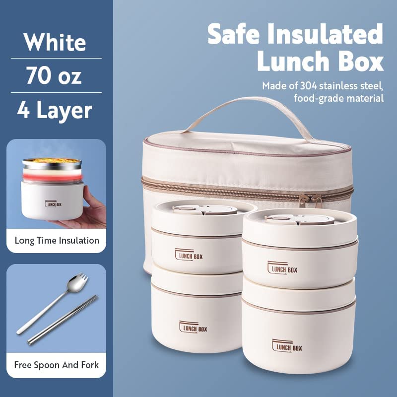 SusanSmith | Thermo-insulated lunch box containers made of stainless steel