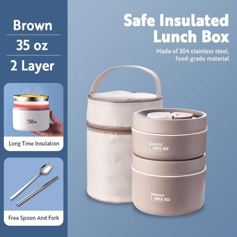 SusanSmith | Thermo-insulated lunch box containers made of stainless steel