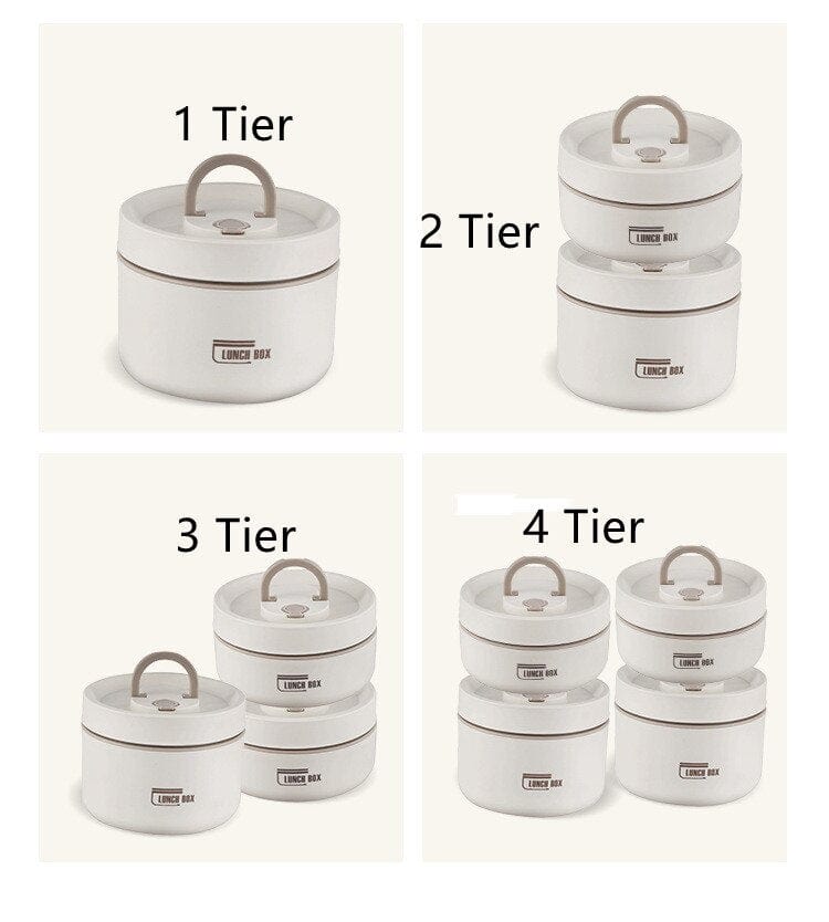 SusanSmith | Thermo-insulated lunch box containers made of stainless steel
