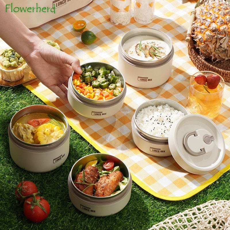 SusanSmith | Thermo-insulated lunch box containers made of stainless steel