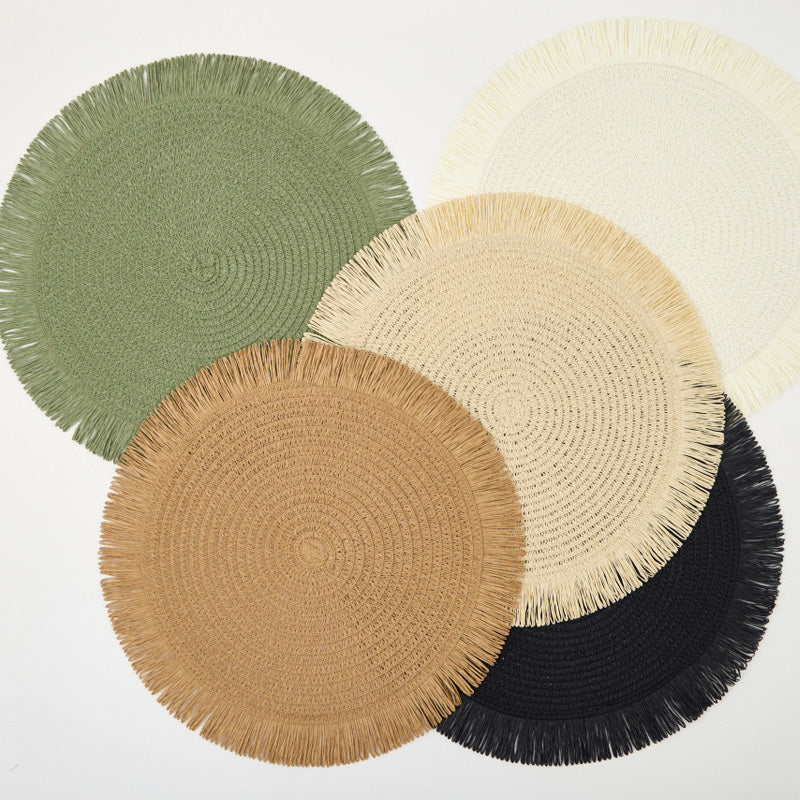 SusanSmith | ThermoLuxe | Round Braided Placemats