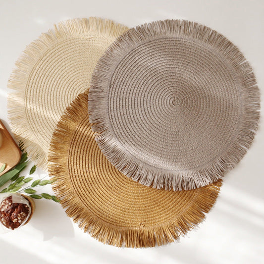 SusanSmith | ThermoLuxe | Round Braided Placemats