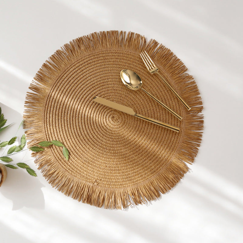SusanSmith | ThermoLuxe | Round Braided Placemats