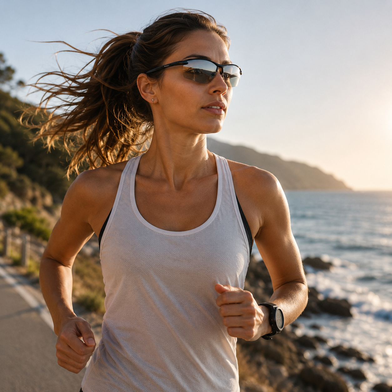 SusanSmith | Visentra Lightweight Frameless Polarised Sunglasses