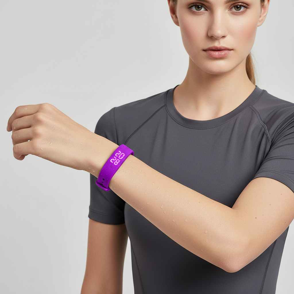 SusanSmith | Waterproof Silicone Strap Smartwatch