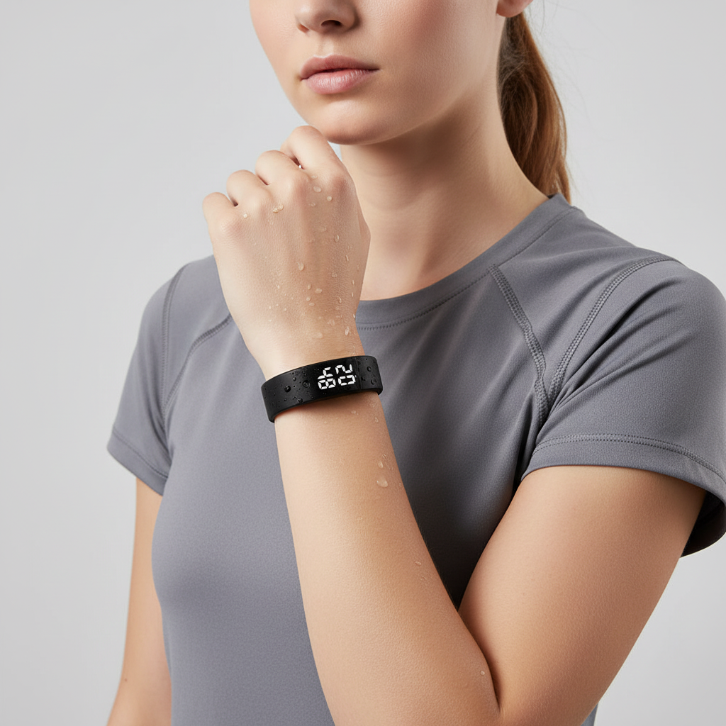 SusanSmith | Waterproof Silicone Strap Smartwatch