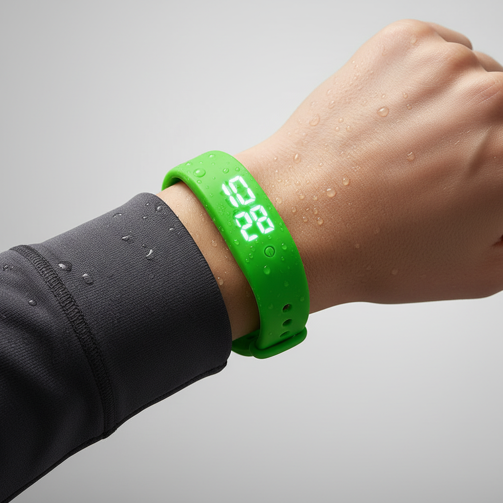 SusanSmith | Waterproof Silicone Strap Smartwatch