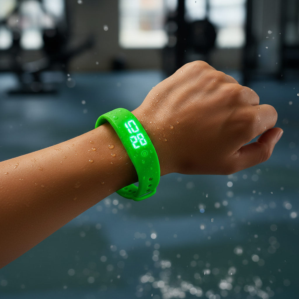 SusanSmith | Waterproof Silicone Strap Smartwatch