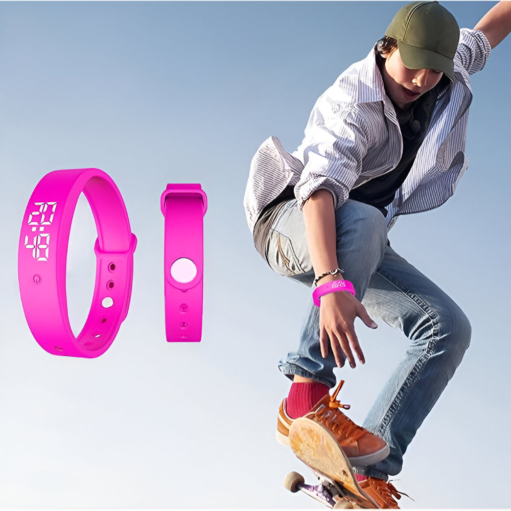 SusanSmith | Waterproof Silicone Strap Smartwatch