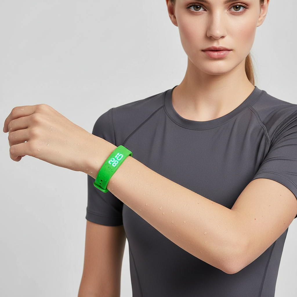 SusanSmith | Waterproof Silicone Strap Smartwatch