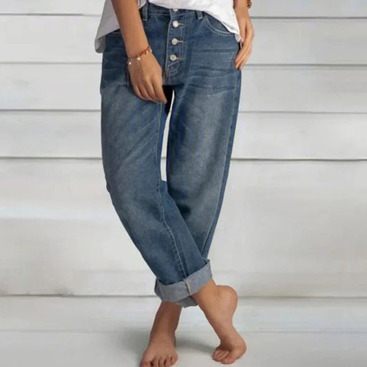 Image of Tabitha | Women's High-Waisted Boyfriend Jeans
