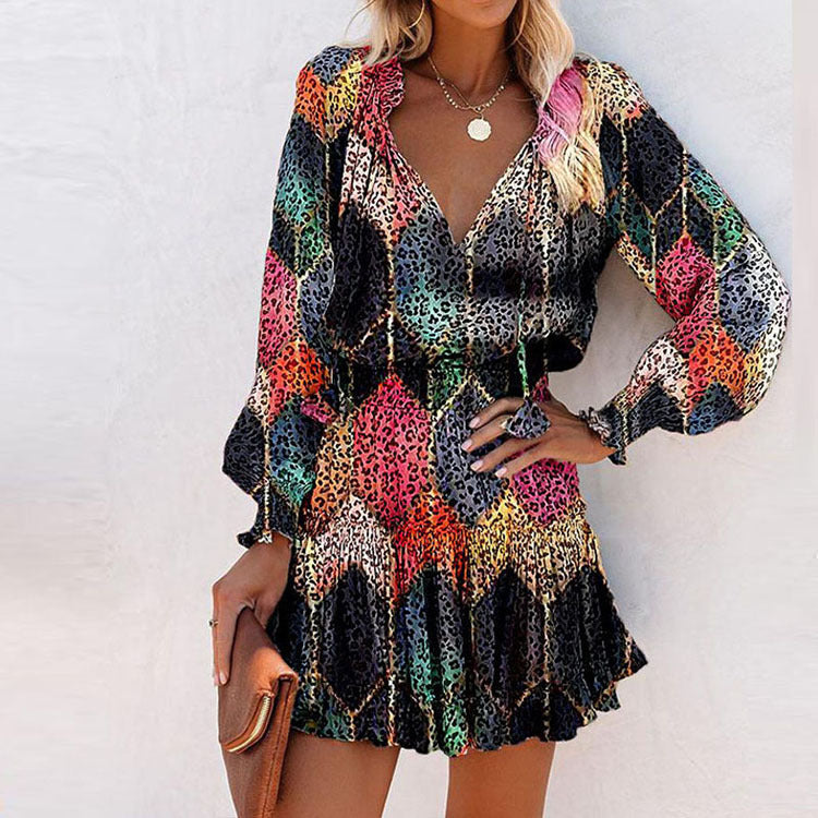Image of Tara | Women's Long Sleeve Floral Mini Dress