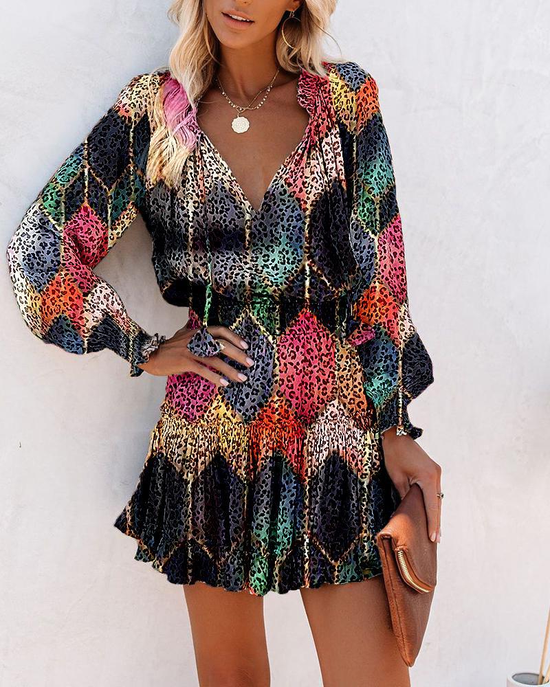 Image of Tara | Women's Long Sleeve Floral Mini Dress