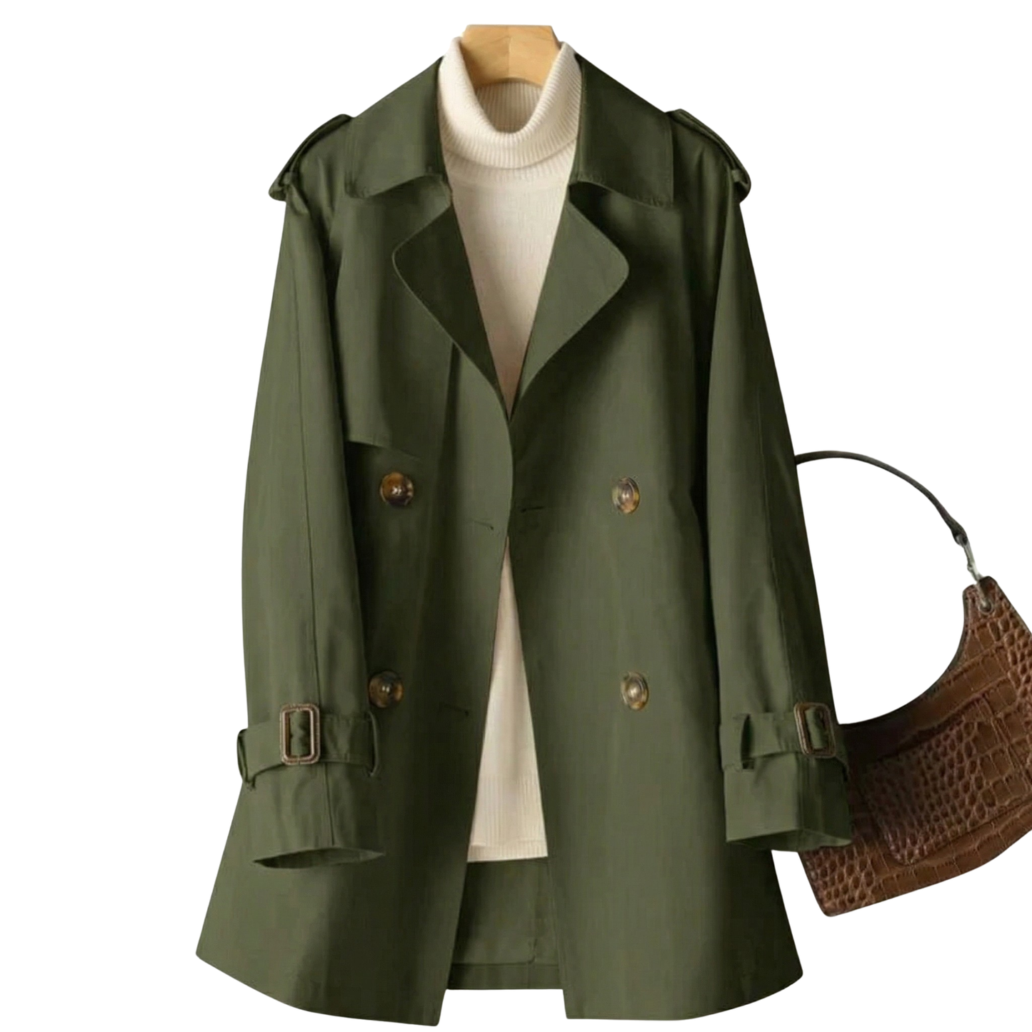 Tara | Women's Double-Breasted Trench Coat - Image 1