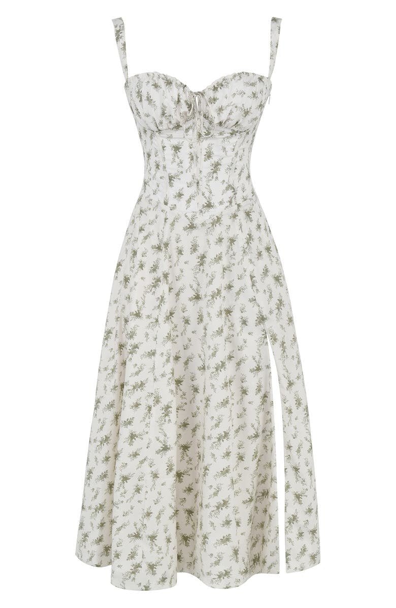 Image of Tessa | Women's Spaghetti Strap A-Line Midi Dress