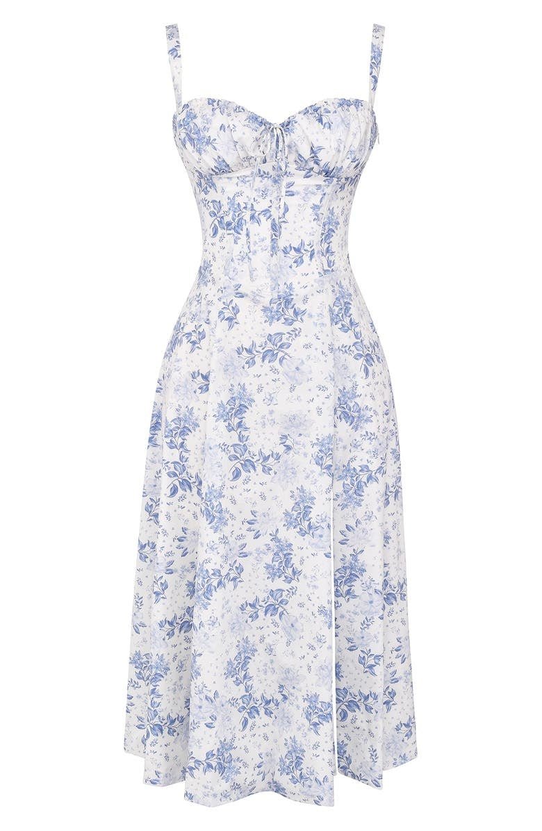 Image of Tessa | Women's Spaghetti Strap A-Line Midi Dress