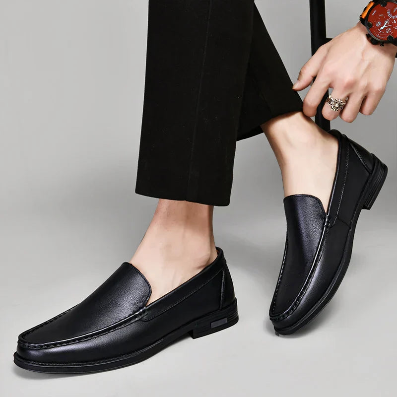 Image of Theo | Men's Slip-On Dress Loafers