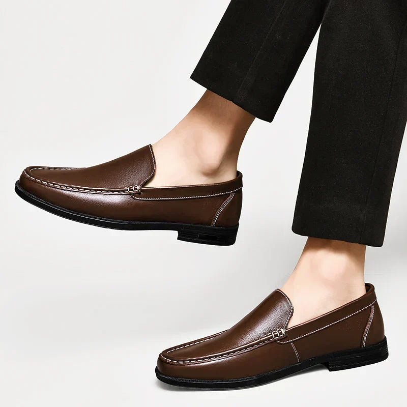 Image of Theo | Men's Slip-On Dress Loafers
