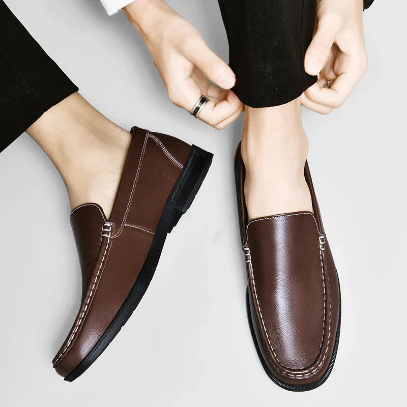 Image of Theo | Men's Slip-On Dress Loafers