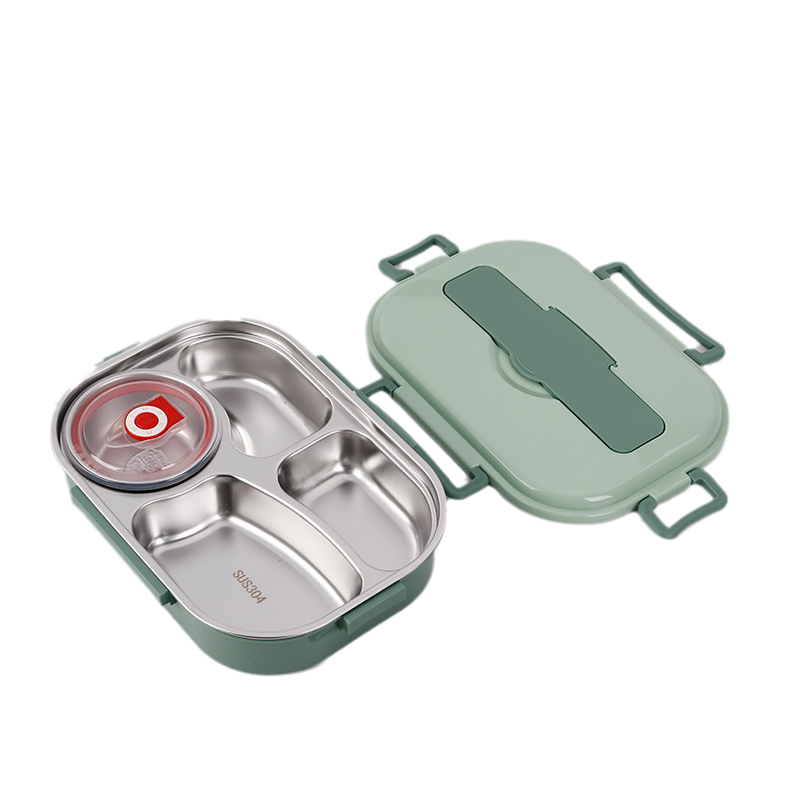 Thermo Lunch Box in Stainless Steel | Durable & Elegant – 3/4 Compartments
