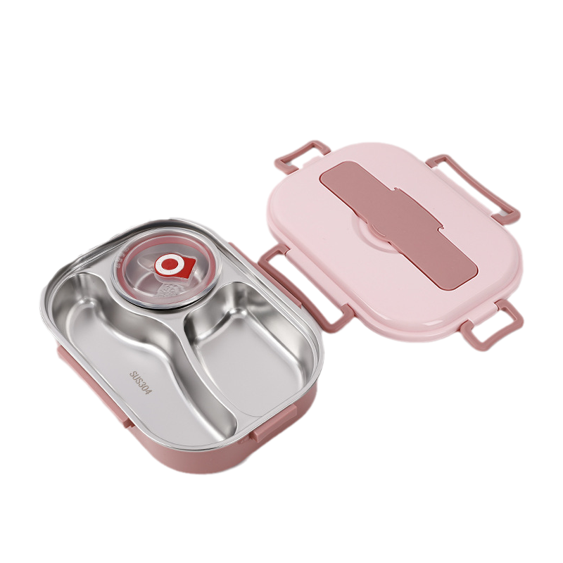 Thermo Lunch Box in Stainless Steel | Durable & Elegant – 3/4 Compartments