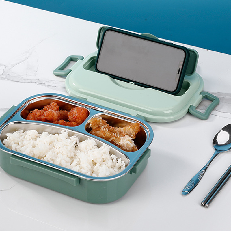 Thermo Lunch Box in Stainless Steel | Durable & Elegant – 3/4 Compartments
