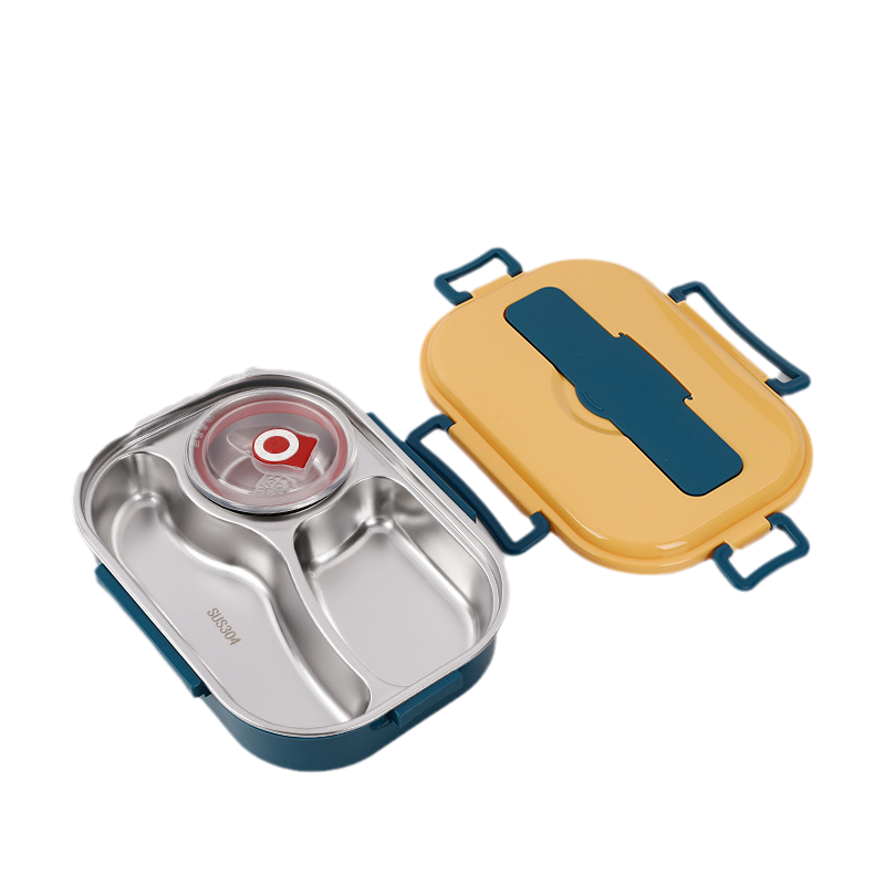 Thermo Lunch Box in Stainless Steel | Durable & Elegant – 3/4 Compartments