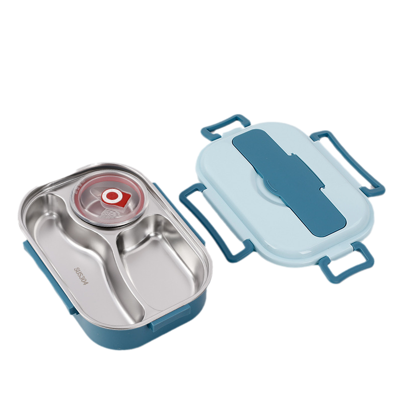 Thermo Lunch Box in Stainless Steel | Durable & Elegant – 3/4 Compartments