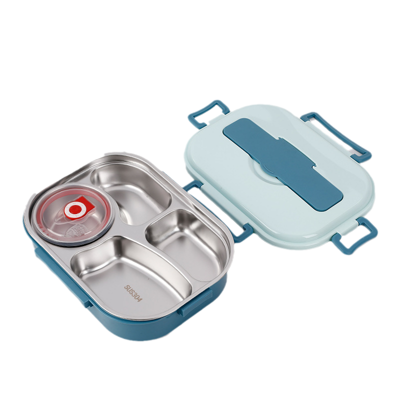 Thermo Lunch Box in Stainless Steel | Durable & Elegant – 3/4 Compartments