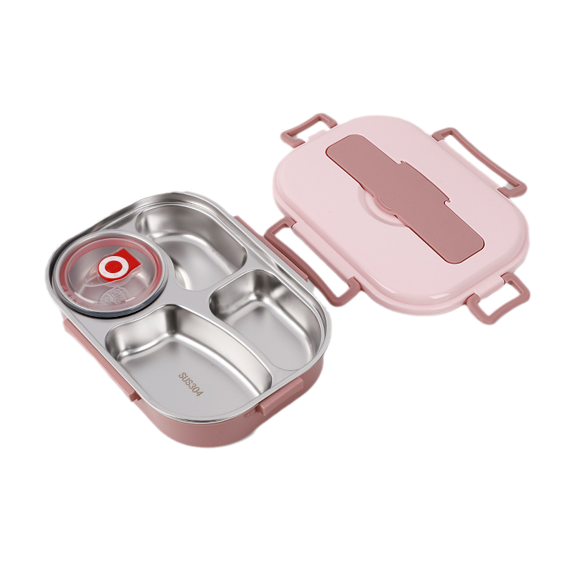 Thermo Lunch Box in Stainless Steel | Durable & Elegant – 3/4 Compartments