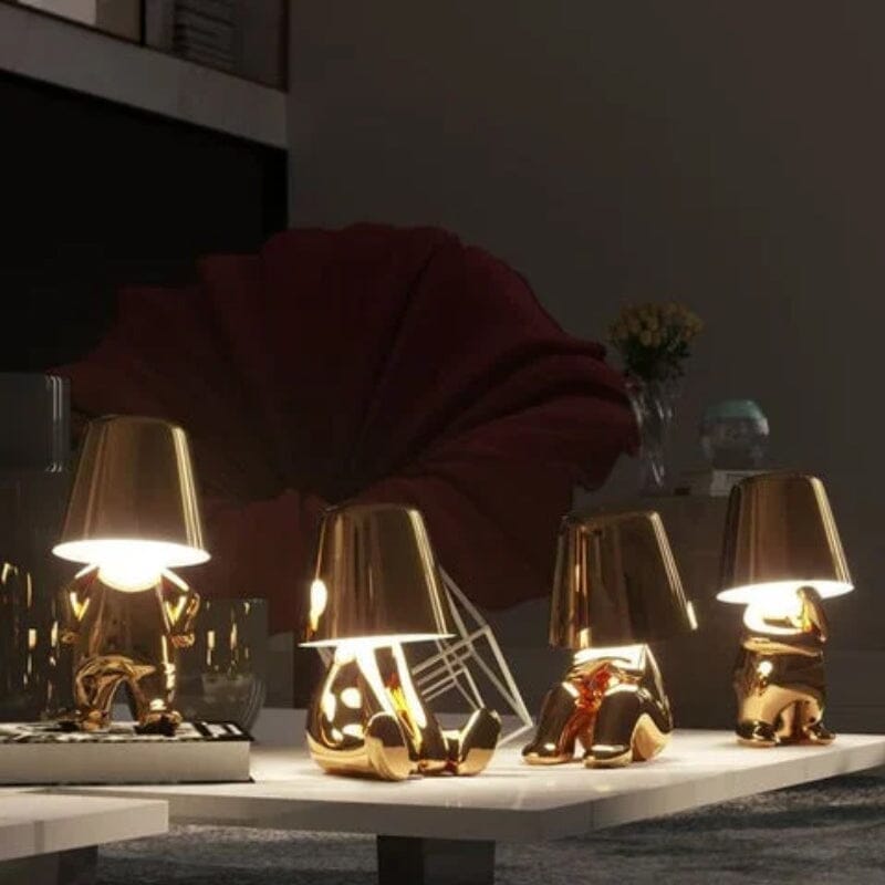 Thinker Lamp - Creative Portable Table Lamp with Unique Design