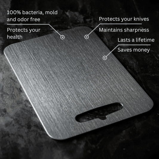 Titanium Cutting Board - Medical Quality | Durable & Hygienic