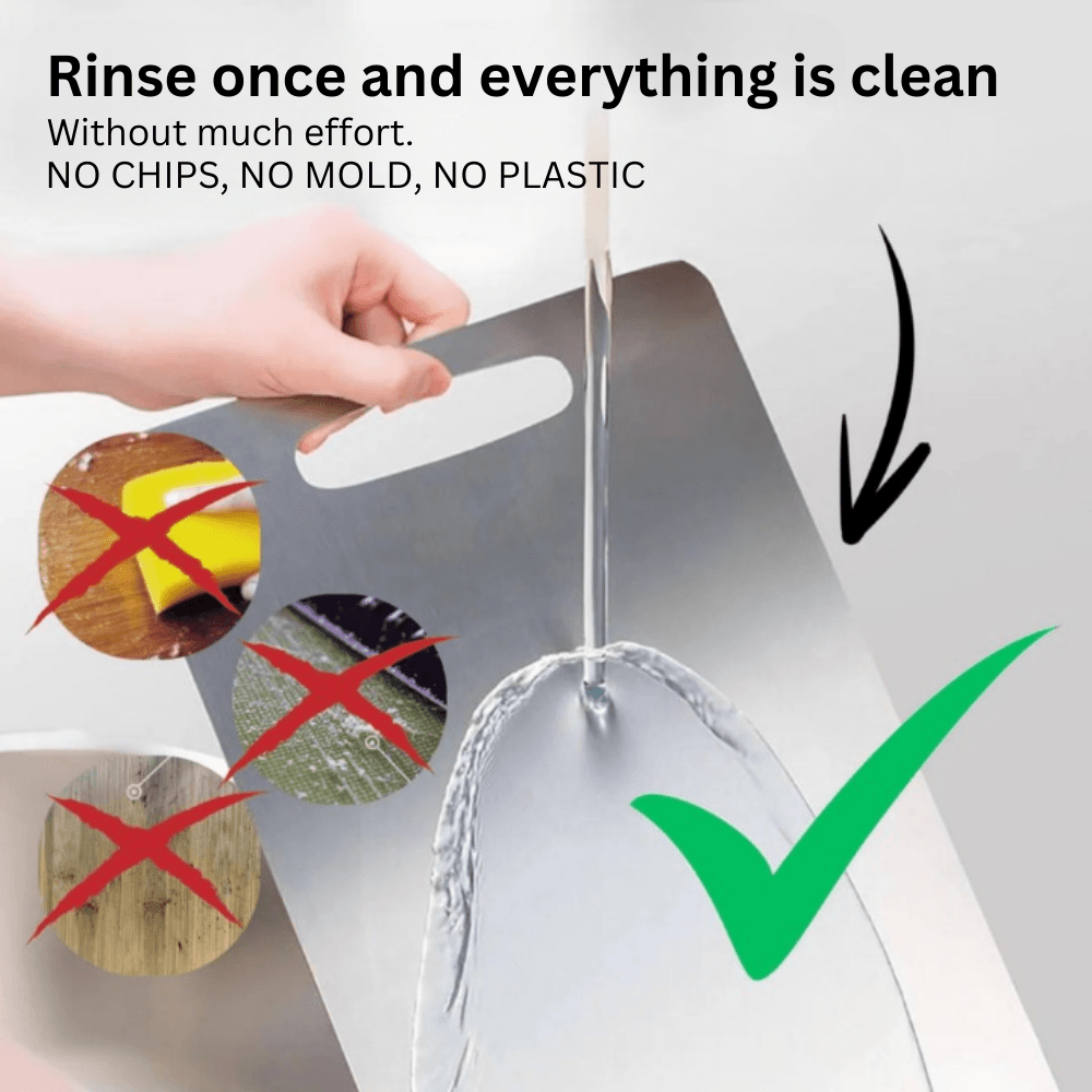 Titanium Cutting Board - Medical Quality | Durable & Hygienic