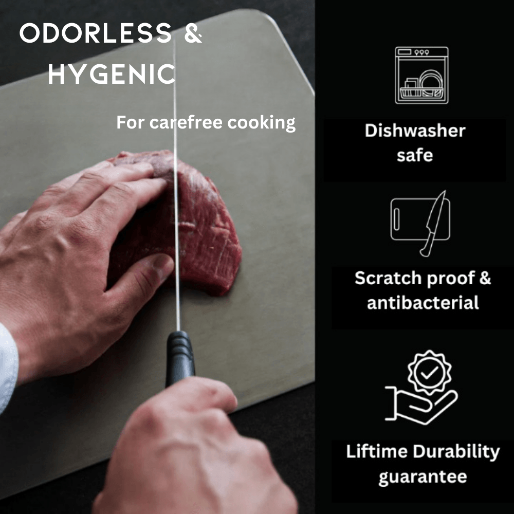 Titanium Cutting Board - Medical Quality | Durable & Hygienic