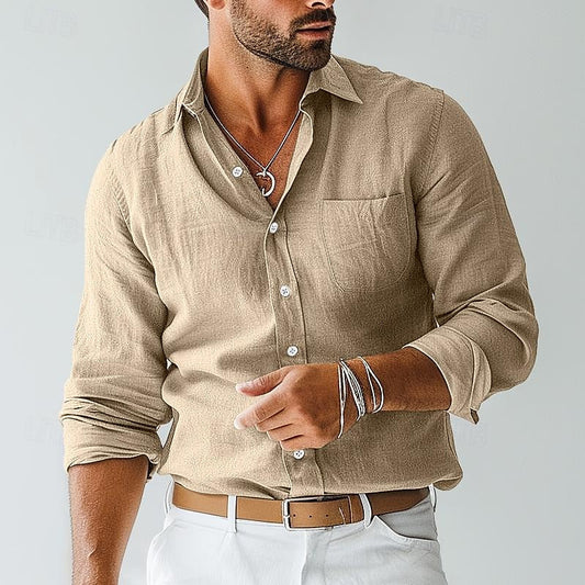 Image of Todd | Men's Long Sleeve Button-Down Shirt