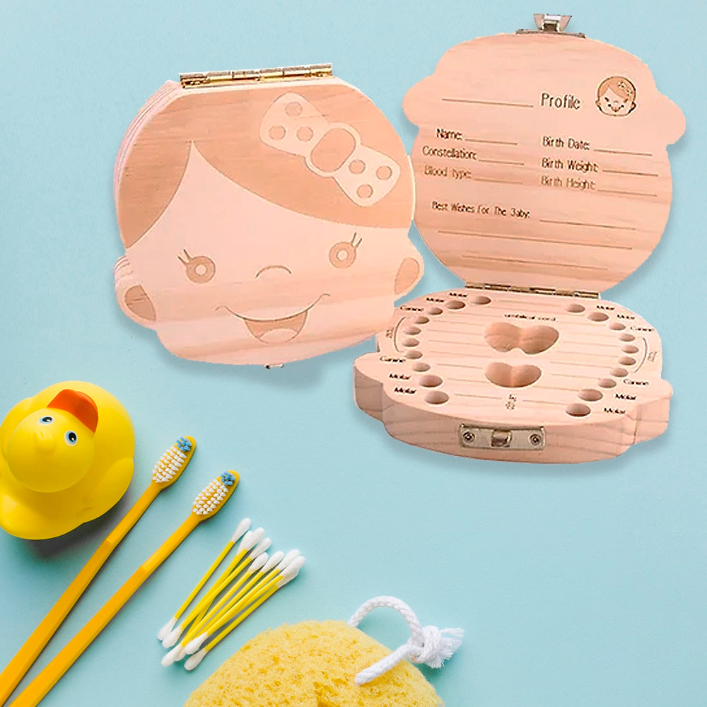 Tooth Box for Children Boy/Girl (for storing milk teeth)