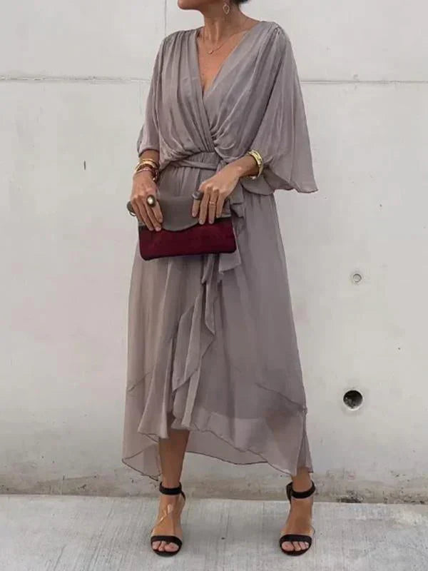 Image of Tracy | Women's Wrap Midi Dress