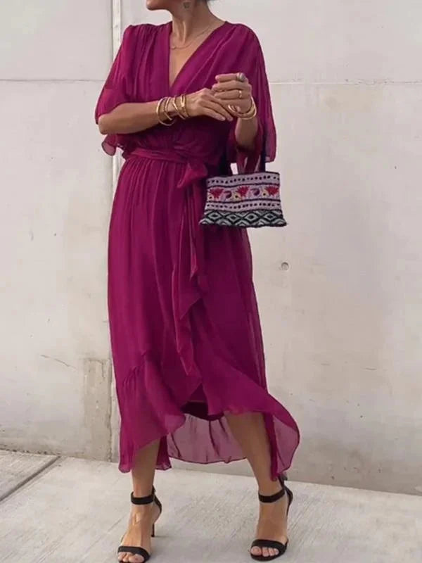 Image of Tracy | Women's Wrap Midi Dress