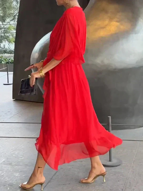 Image of Tracy | Women's Wrap Midi Dress