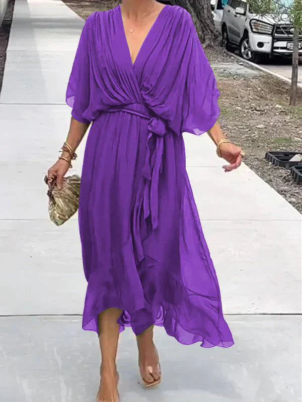 Image of Tracy | Women's Wrap Midi Dress
