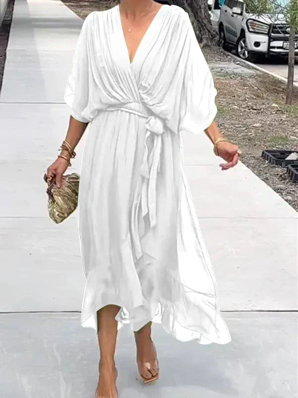 Image of Tracy | Women's Wrap Midi Dress