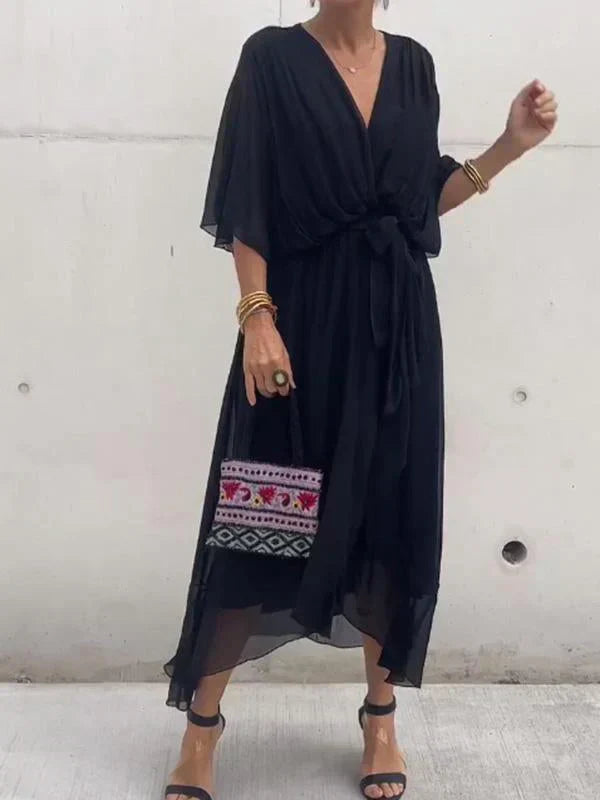 Image of Tracy | Women's Wrap Midi Dress