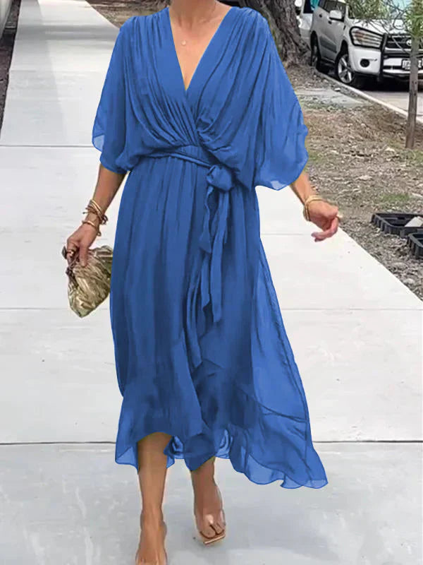 Image of Tracy | Women's Wrap Midi Dress
