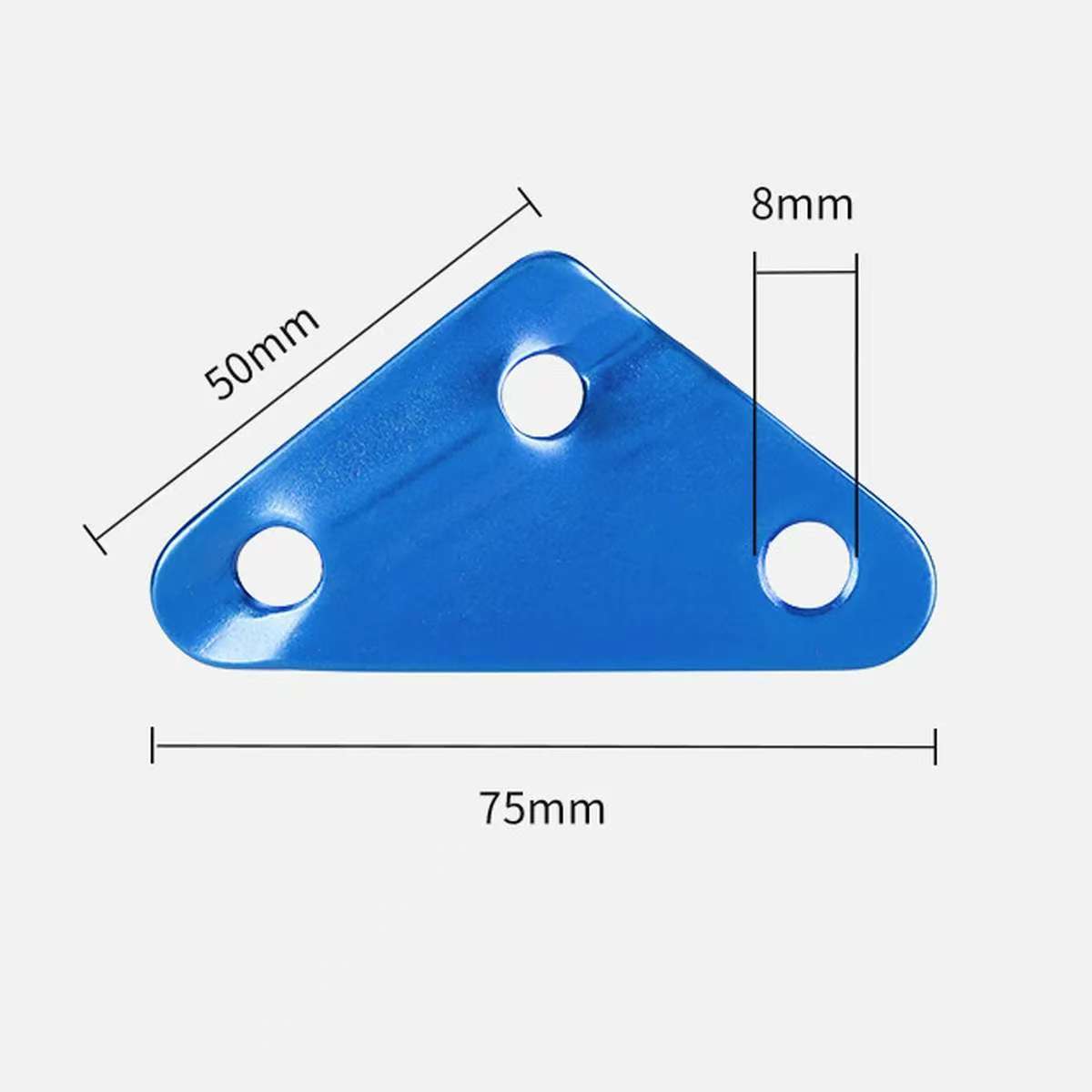 Triangle Aluminum Rope Tensioners - 12pcs