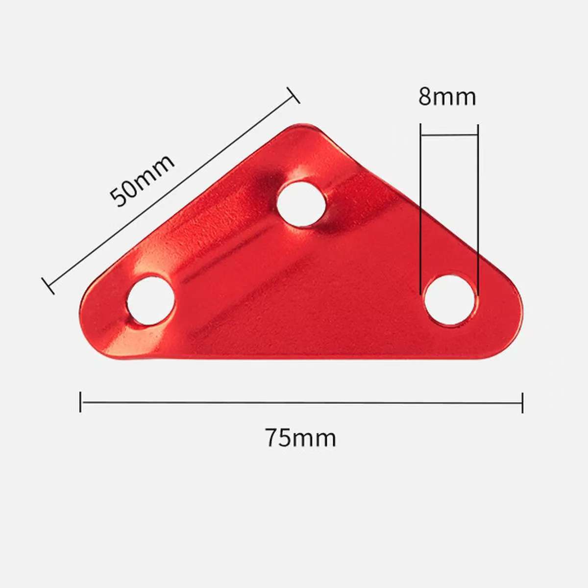 Triangle Aluminum Rope Tensioners - 12pcs