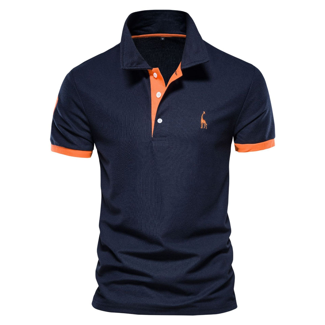 Image of Troy | Men's Slim Fit Short Sleeve Polo Shirt