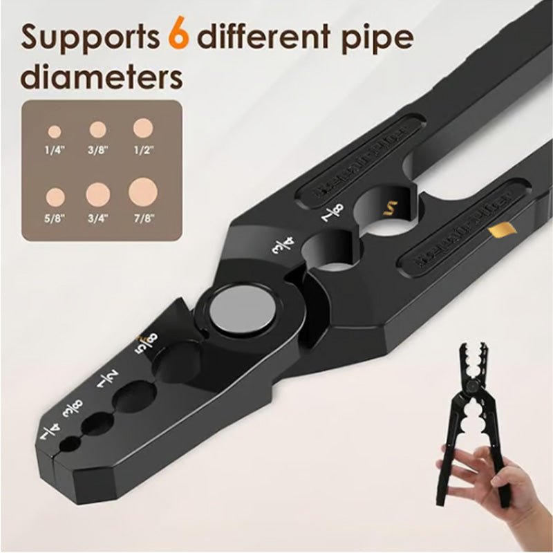 Tube Rounding Pliers - Durable Alloy, 6-Hole Design