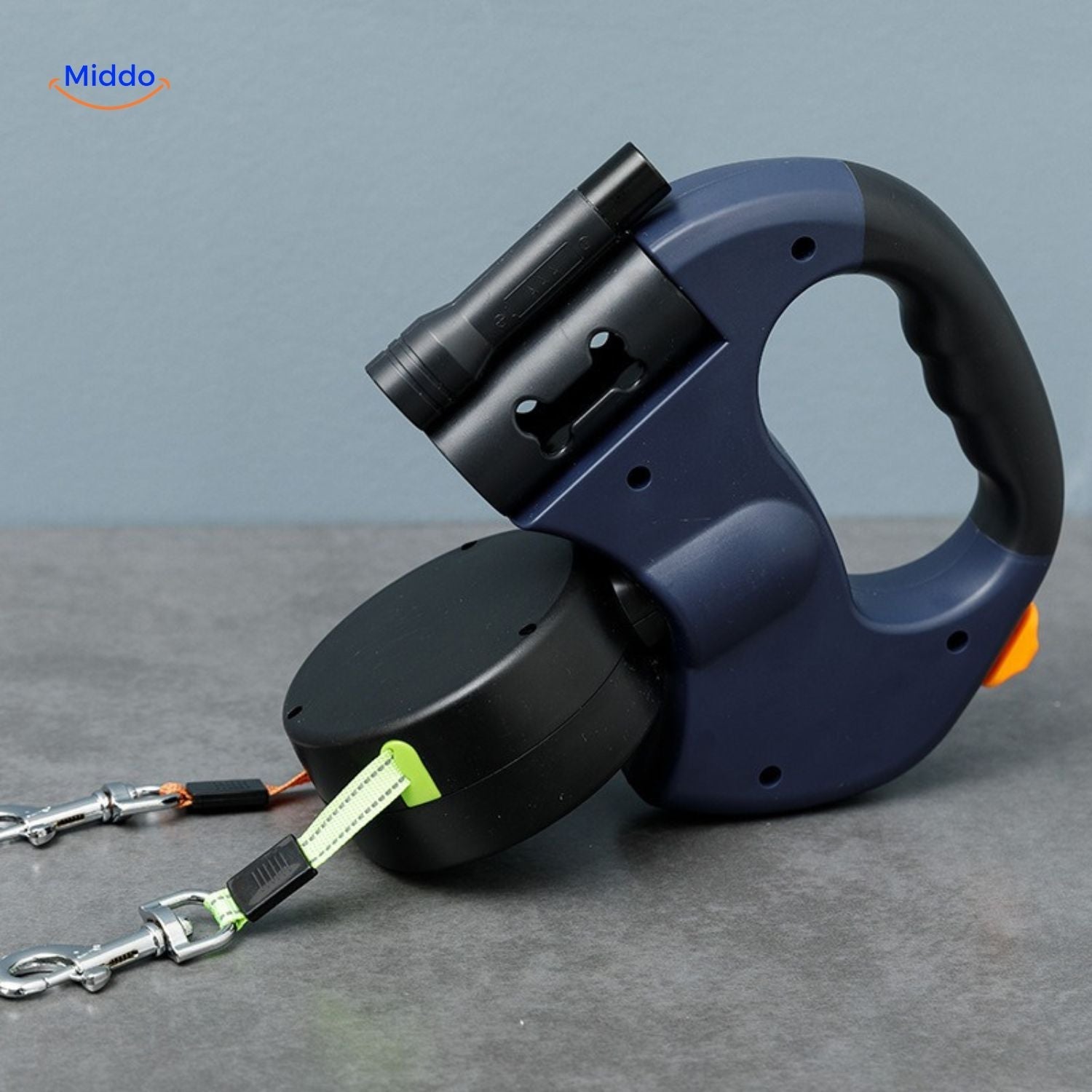 Twintails™ Easywalk | 2-in-1 Retractable Leash for Small and Medium Dogs