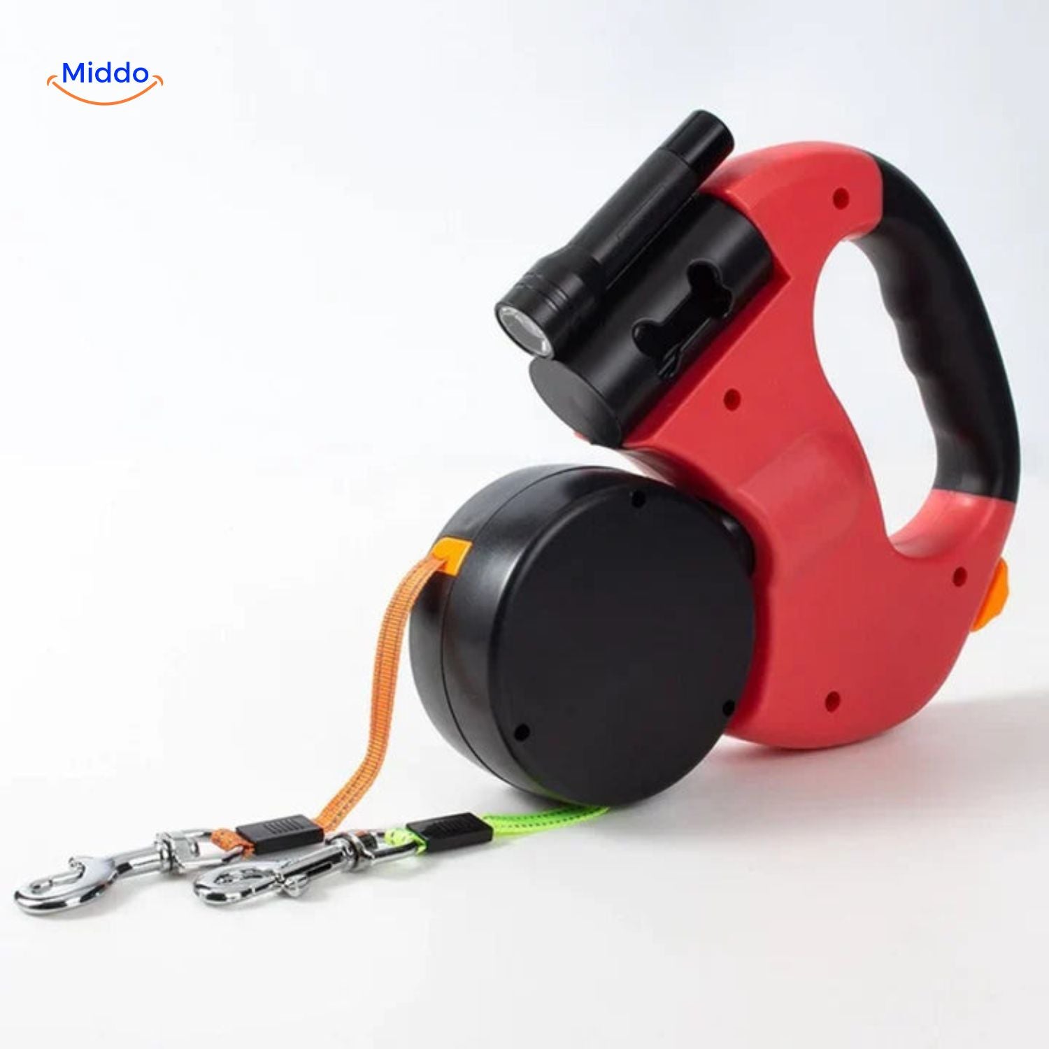 Twintails™ Easywalk | 2-in-1 Retractable Leash for Small and Medium Dogs