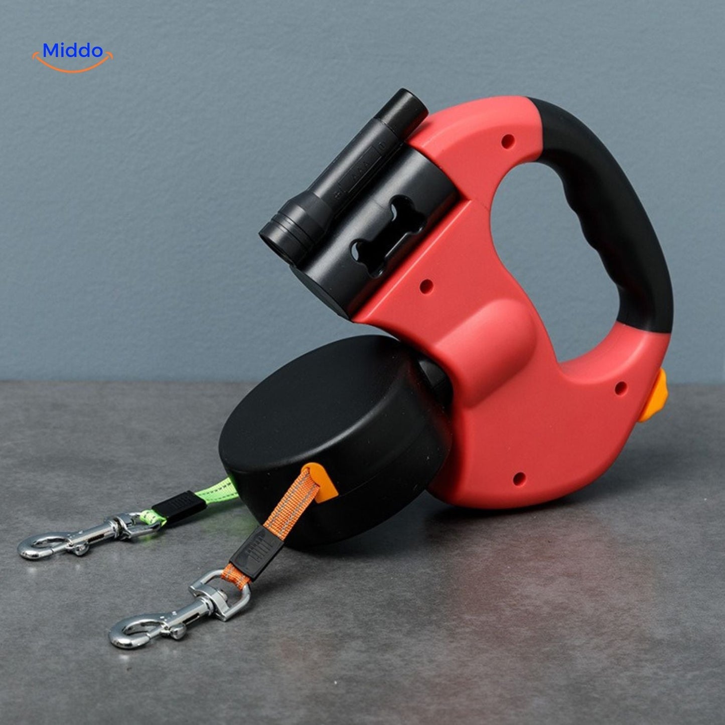 Twintails™ Easywalk | 2-in-1 Retractable Leash for Small and Medium Dogs